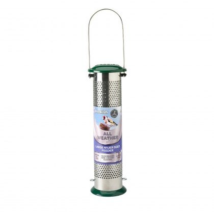 PECKISH All Weather Large Nyjer Feeder PECKISH All Weather Large Nyjer Feeder