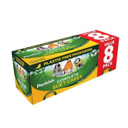 PECKISH Complete Seed and Nut Suet Cakes 8 Pack Box PECKISH Complete Seed and Nut Suet Cakes 8 Pack Box