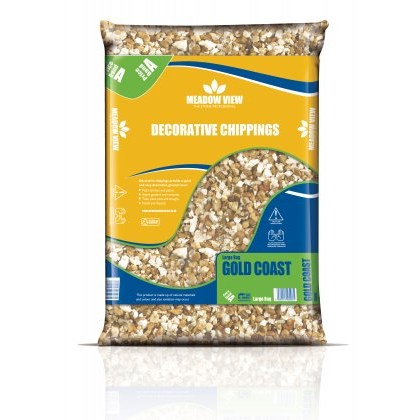 DECORATIVE CHIPPINGS Goldcoast 20mm - Large Bag DECORATIVE CHIPPINGS Goldcoast 20mm - Large Bag