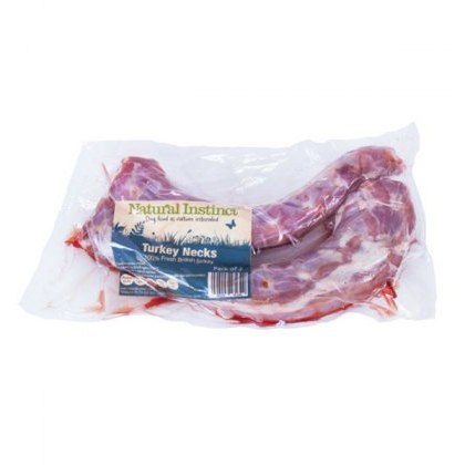 NATURAL INSTINCTS BONES Turkey Necks pack of 2 NATURAL INSTINCTS BONES Turkey Necks pack of 2