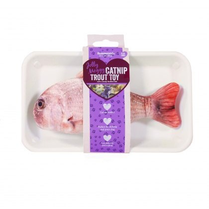JOLLY MOGGY Catnip Red Snapper Toy
