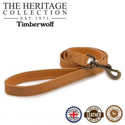 ANCOL Timberwolf Leather Lead Mustard 1mx19mm
