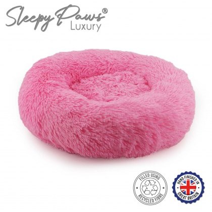 ANCOL Super Plush Donut Bed 50cm Pink ANCOL Super Plush Donut Bed 50cm Pink