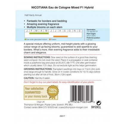 Nicotiana Eau De Cologne Mixed F1 Hybrid