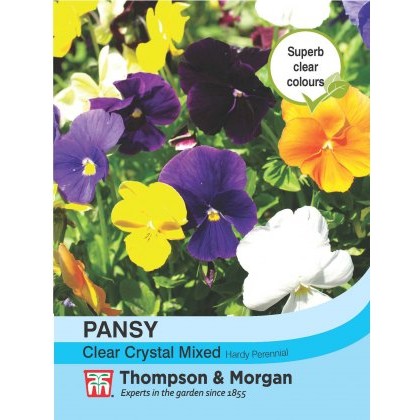Pansy Clear Crystal Mixed