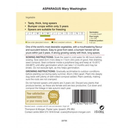 Asparagus Mary Washington