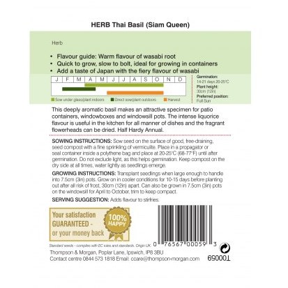 Herb Basil Siam Queen