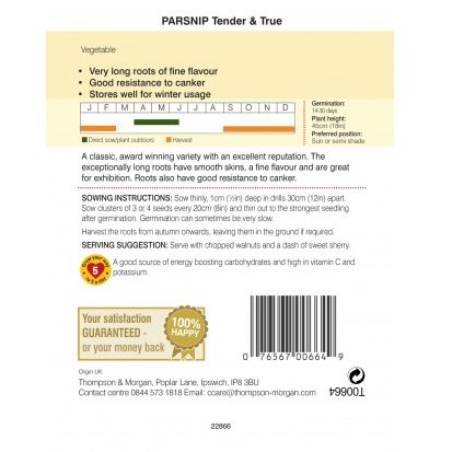 Parsnip Tender & True