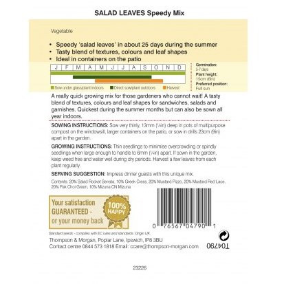 Salad Leaves - Speedy Mix