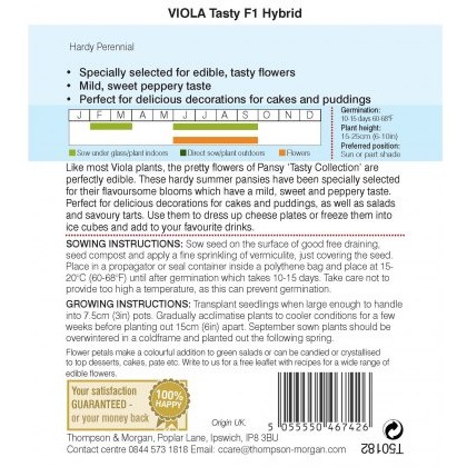 Viola Tasty F1 Hybrid