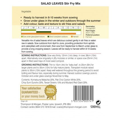 Salad Leaves Stir Fry Mix