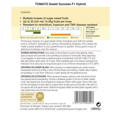 Tomato Sweet Success F1 Hybrid
