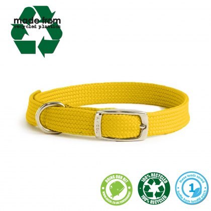 ANCOL Softweave Collar Mustard Made From Size 1