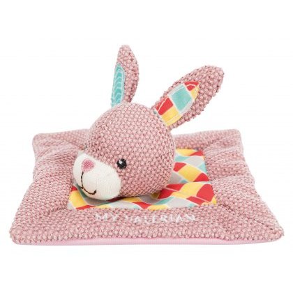 TRIXIE Junior snuggler rabbit, My Valerian, fabric, 13 x 13 cm