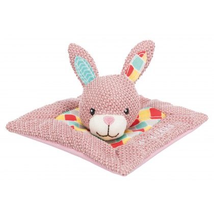 TRIXIE Junior snuggler rabbit, My Valerian, fabric, 13 x 13 cm