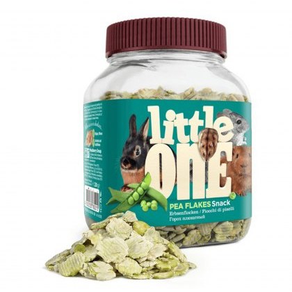 LITTLE ONE Pea Flakes, Snack for all small mammals 230g