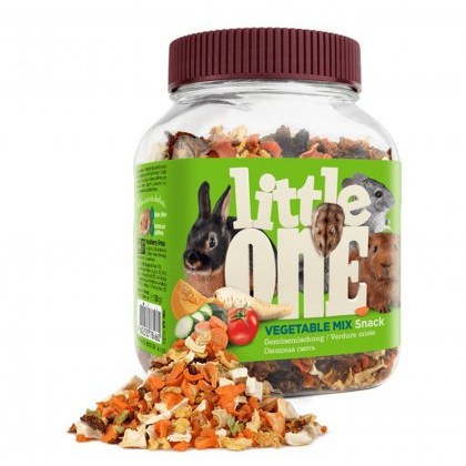 LITTLE ONE Vegetable Mix Snack for all small mammals 150g