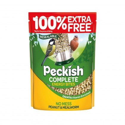 PECKISH Complete Energy Bites 500g + 100% Extra Free PECKISH Complete Energy Bites 500g + 100% Extra Free