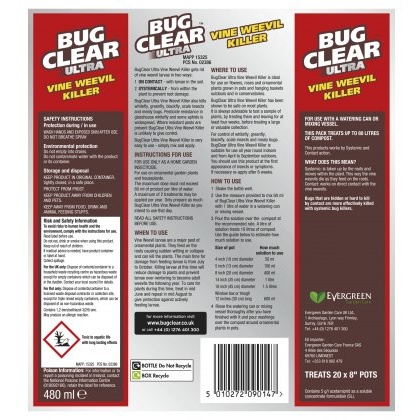 BUGCLEAR™ Ultra Vine Weavel Killer 480ml BUGCLEAR™ Ultra Vine Weavel Killer 480ml