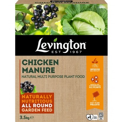 LEVINGTON® Chicken Manure Multi Purpose Plant Food 3.5Kg LEVINGTON® Chicken Manure Multi Purpose Plant Food 3.5Kg