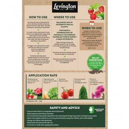 LEVINGTON® Fish, Blood & Bone Multi Purpose Plant Food 3.5Kg LEVINGTON® Fish, Blood & Bone Multi Purpose Plant Food 3.5Kg