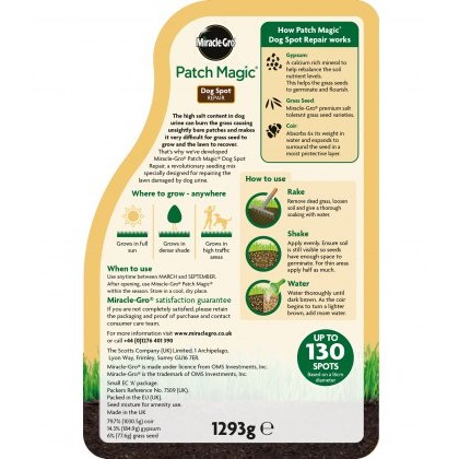MIRACLE-GRO® Patch Magic® Dog Spot Repair 1293g MIRACLE-GRO® Patch Magic® Dog Spot Repair 1293g