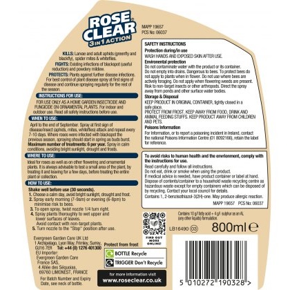 ROSECLEAR 3 in 1 Action 800ml ROSECLEAR 3 in 1 Action 800ml