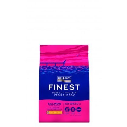 FISH4DOGS Finest Adult Toy Breed With Salmon With Potato (Extra Small Kibble) 1.5Kg FISH4DOGS Finest Adult Toy Breed With Salmon With Potato (Extra Small Kibble) 1.5Kg