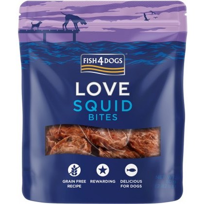 FISH4DOGS Love Squid Bites 80g FISH4DOGS Love Squid Bites 80g