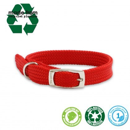 ANCOL Softweave Collar Red Made From Size 1