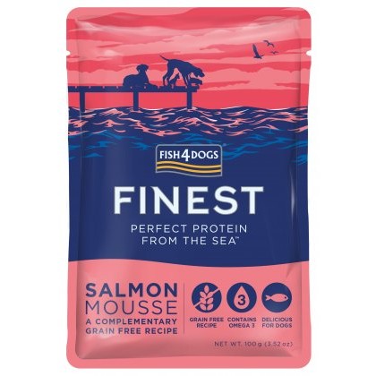 FISH4DOGS Finest Salmon Mousse 100g FISH4DOGS Finest Salmon Mousse 100g