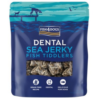 FISH4DOGS Dental Sea Jerky Fish Tiddlers 115g FISH4DOGS Dental Sea Jerky Fish Tiddlers 115g