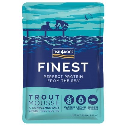 FISH4DOGS Finest Trout Mousse 100g FISH4DOGS Finest Trout Mousse 100g