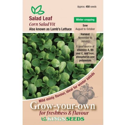 Salad Leaf Corn Salad Vit (Lambs Lettuce)