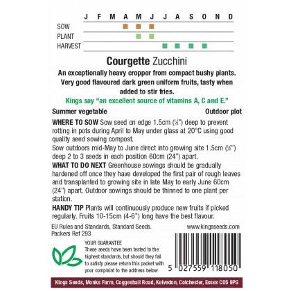 Courgette Zucchini