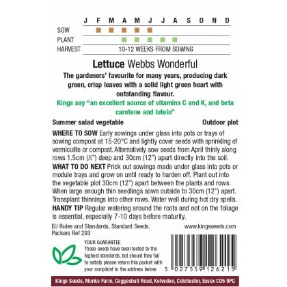 Lettuce Webbs Wonderful