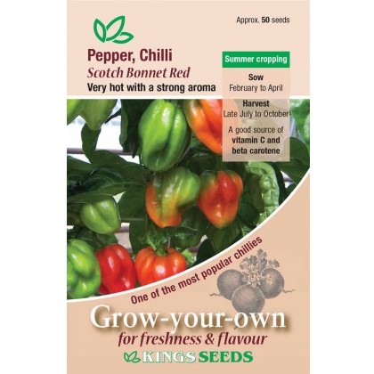 Pepper (Chilli) Scotch Bonnet Red