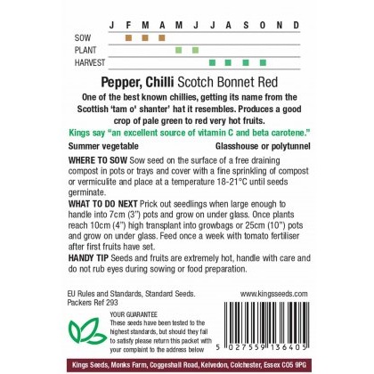 Pepper (Chilli) Scotch Bonnet Red