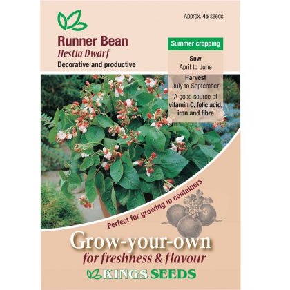 Runner Bean Hestia Dwarf