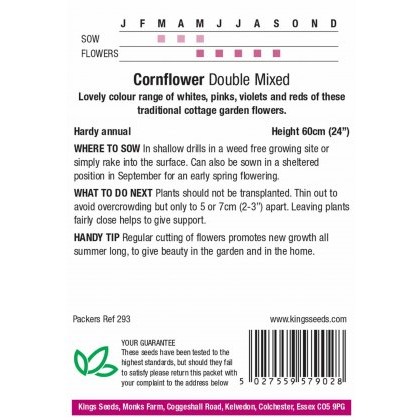 Cornflower Double Mixed