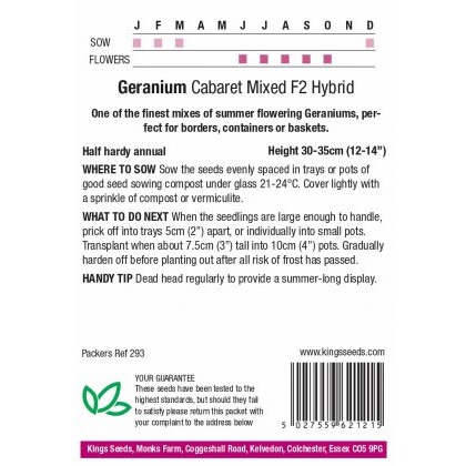 Geranium Cabaret Mixed F2
