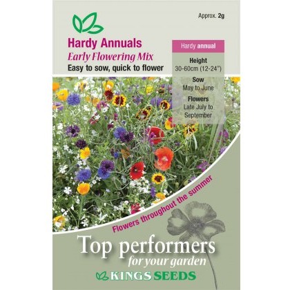 Hardy Annuals Early Flowering Mix