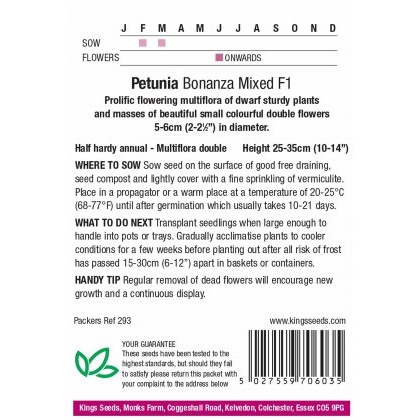 Petunia Bonanza Mixed F1