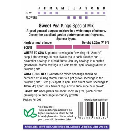 Sweet Pea Kings Special Mix