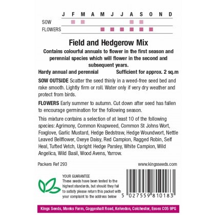 Wild Flower Field & Hedge-row Mix Wild Flower Field & Hedge-row Mix