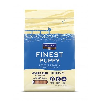 Fish4Dogs Finest Puppy White Fish With Potato (Small Kibble) 1.5Kg Fish4Dogs Finest Puppy White Fish With Potato (Small Kibble) 1.5Kg