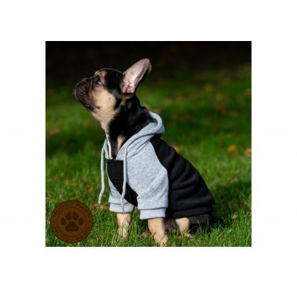 ANCOL Black & Grey Hoodie Jumper XL