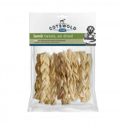 COTSWOLD Natural Dried Treat Lamb Twists 150g COTSWOLD Natural Dried Treat Lamb Twists 150g