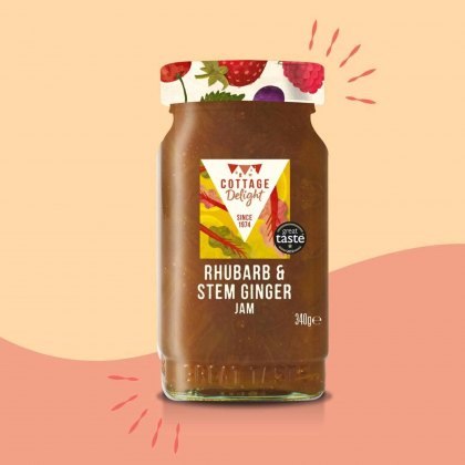 Rhubarb & Stem Ginger Jam 340g Rhubarb & Stem Ginger Jam 340g