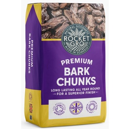 ROCKETGRO Premium Bark Chunks 50L ROCKETGRO Premium Bark Chunks 50L